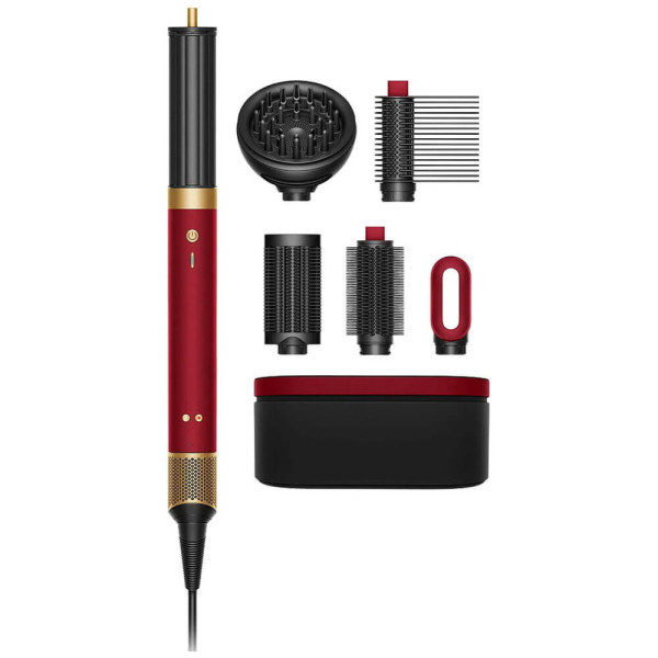 Dyson Airwrap Coanda 2x Multi-styler &amp; Dryer Straight+Wavy Red Velvet/Gold