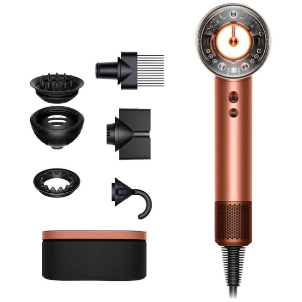 Dyson Supersonic HD16 Nural Hair Dryer Curly+Coily Amber Silk