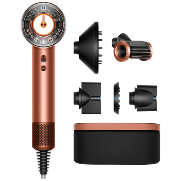 Dyson Supersonic HD16 Nural Hair Dryer Straight+Wavy Amber Silk