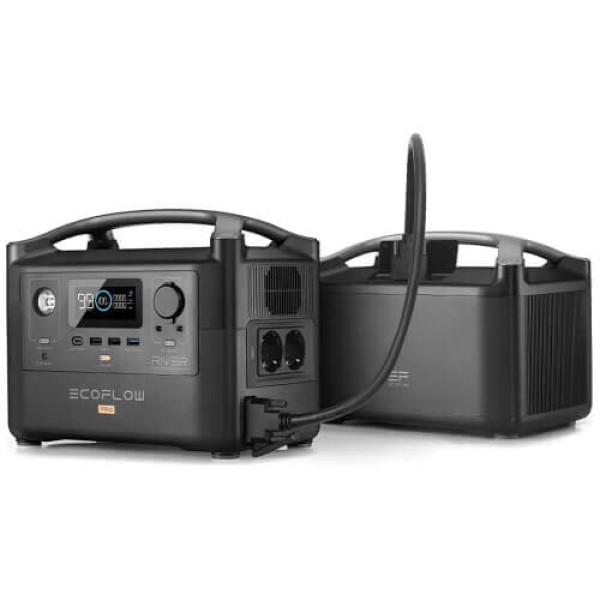 EcoFlow RIVER Pro + RIVER Pro Extra Battery Bundle